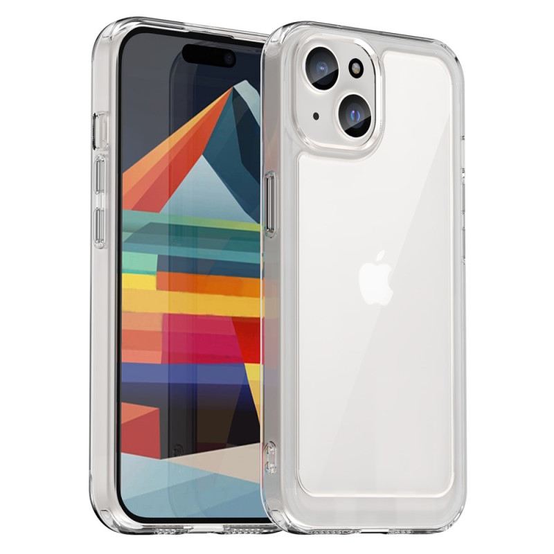 Maskica iPhone 15 Prozirni Silikonski Rubovi