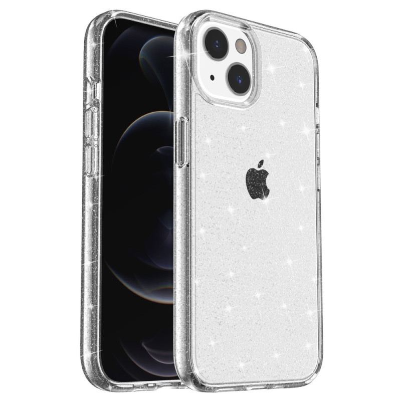 Maskica iPhone 15 Prozirni Svjetlucavi