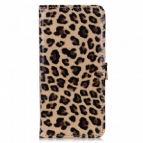 Kožna Futrola Samsung Galaxy A03 Leopard