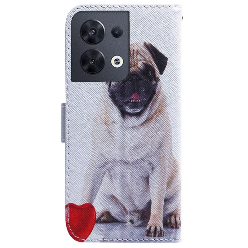 Futrola Oppo Reno 8 Lijepi Mops S Remenom