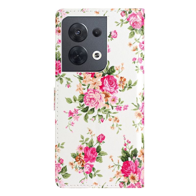 Futrola Oppo Reno 8 Remen Liberty Flowers