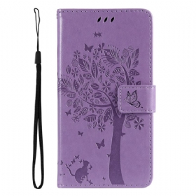 Futrola Oppo Reno 8 Tree And Strappy Cat