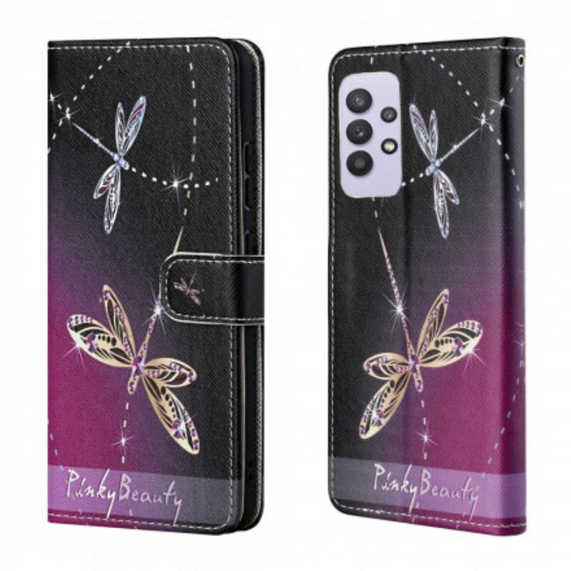 Futrola Samsung Galaxy A32 Dragonflies S Remenčićima