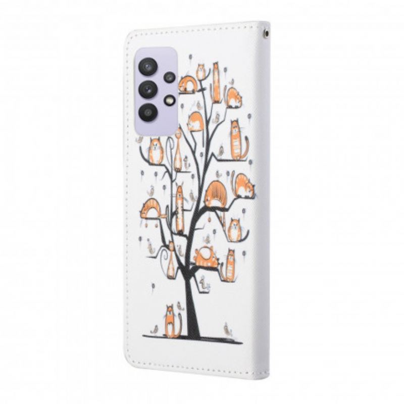 Futrola Samsung Galaxy A32 Funky Cats S Remenom