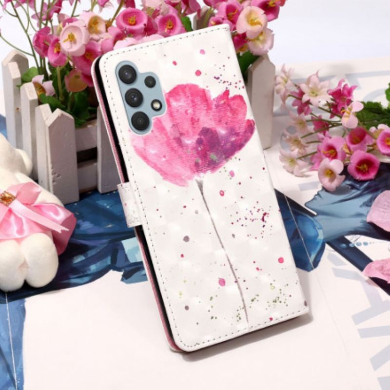 Maskica Samsung Galaxy A32 Akvarel Mak