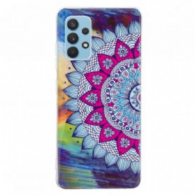 Maskica Samsung Galaxy A32 Fluorescentna Šarena Mandala