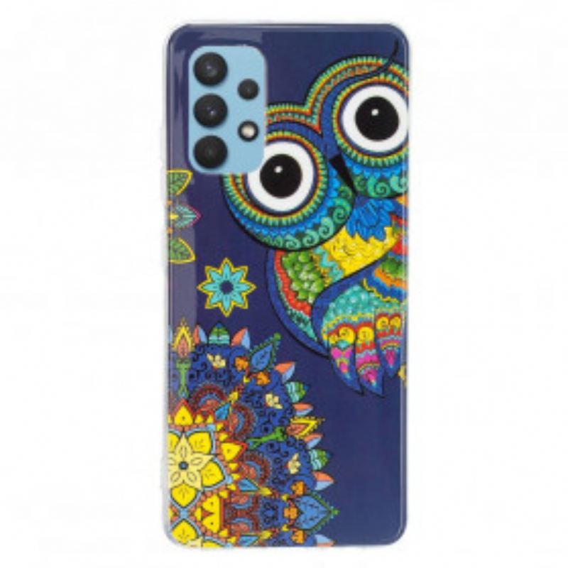 Maskica Samsung Galaxy A32 Mandala Fluorescentne Sove