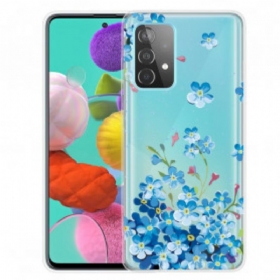 Maskica Samsung Galaxy A32 Plavo Cvijeće