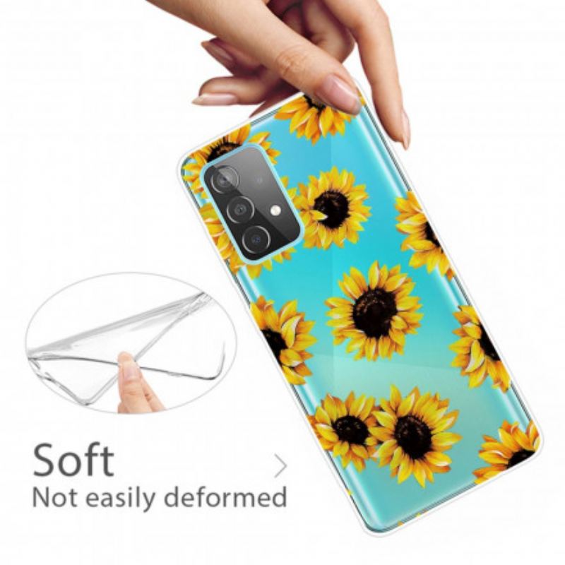 Maskica Samsung Galaxy A32 Suncokreti