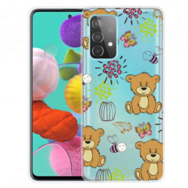 Maskica Samsung Galaxy A32 Teddy Bears Top