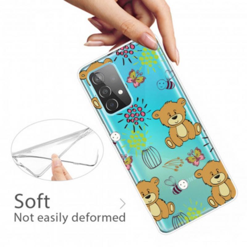 Maskica Samsung Galaxy A32 Teddy Bears Top