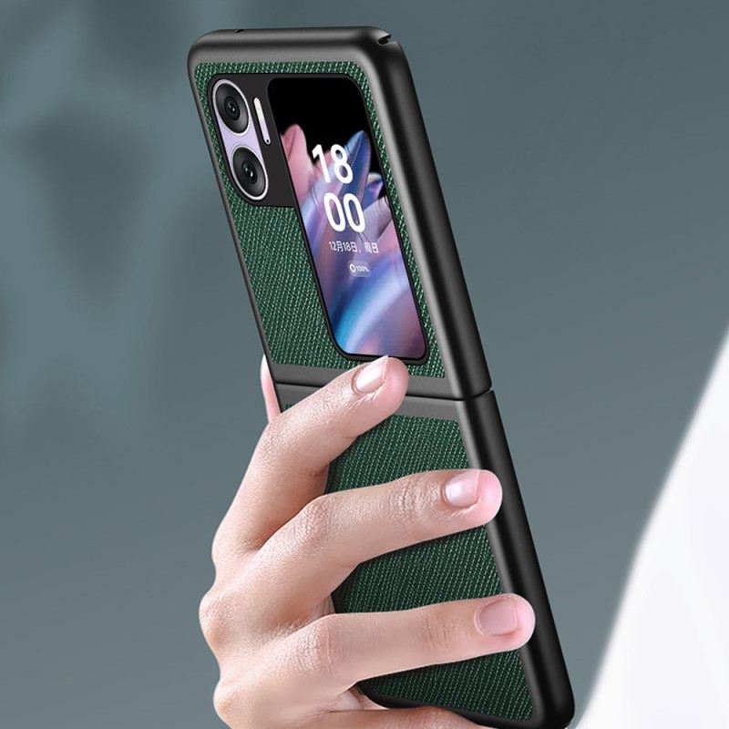 Flip Futrola Oppo Find N2 Flip Kožna Futrola Stil Teksturirane Kože