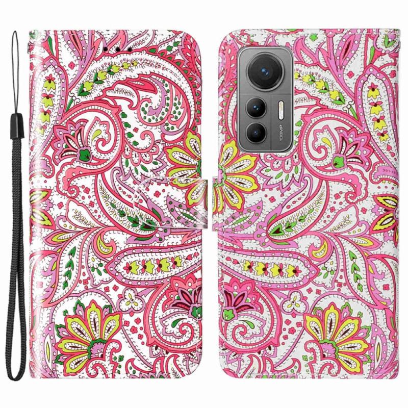 Futrola Xiaomi 12 Lite Paisley Uzorak S Remenčićima