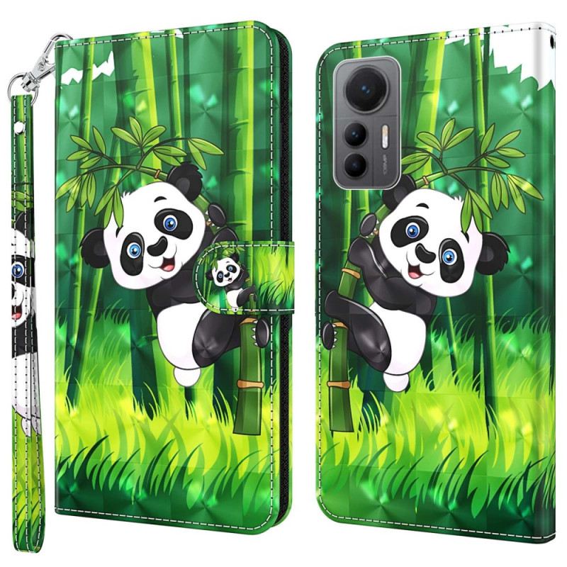 Futrola Xiaomi 12 Lite Panda Od Bambusa S Uzicom