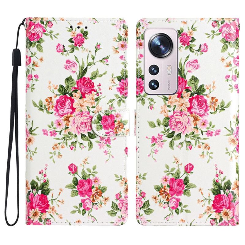 Futrola Xiaomi 12 Lite Remen Liberty Flowers