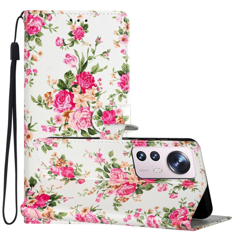 Futrola Xiaomi 12 Lite Remen Liberty Flowers