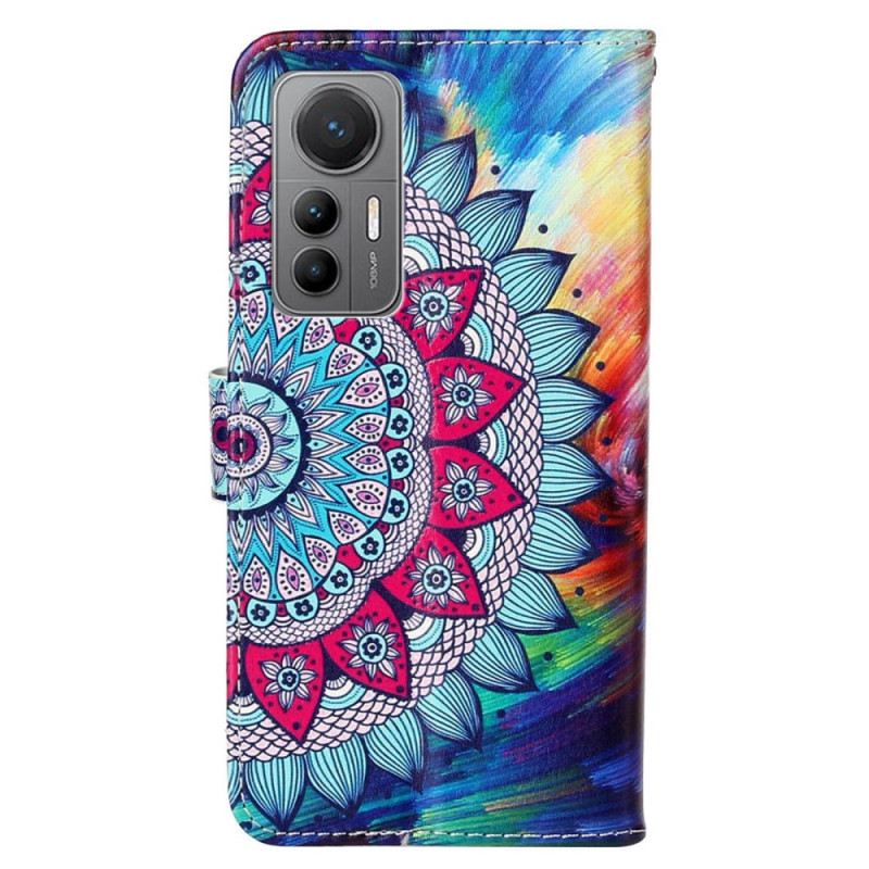 Futrola Xiaomi 12 Lite Šarena Mandala S Remenom