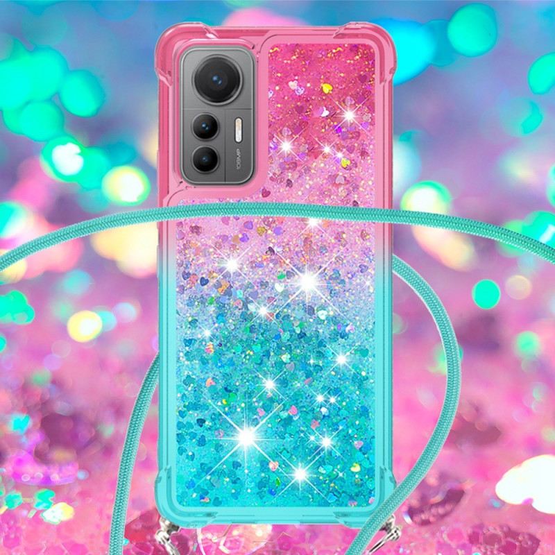 Maskica Xiaomi 12 Lite Glitter Silikonski Kabel