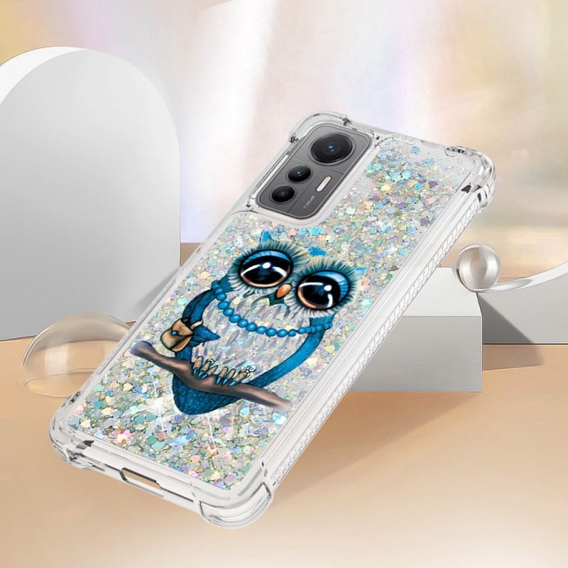 Maskica Xiaomi 12 Lite Šljokice Miss Owl