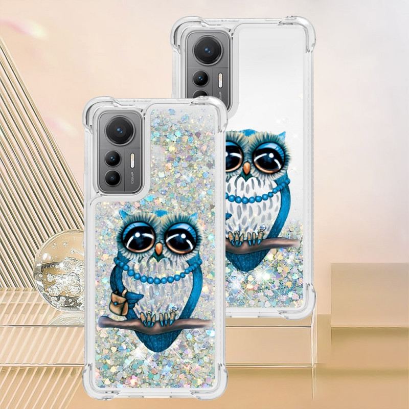 Maskica Xiaomi 12 Lite Šljokice Miss Owl