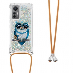 Maskica Xiaomi 12 Lite Šljokice Mrs. Owl