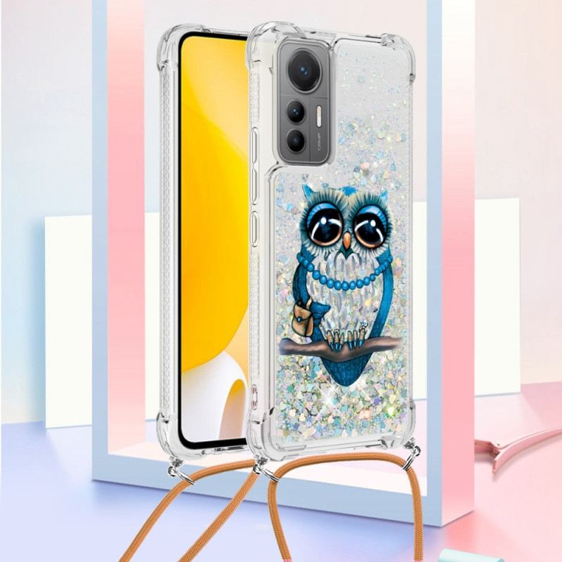 Maskica Xiaomi 12 Lite Šljokice Mrs. Owl