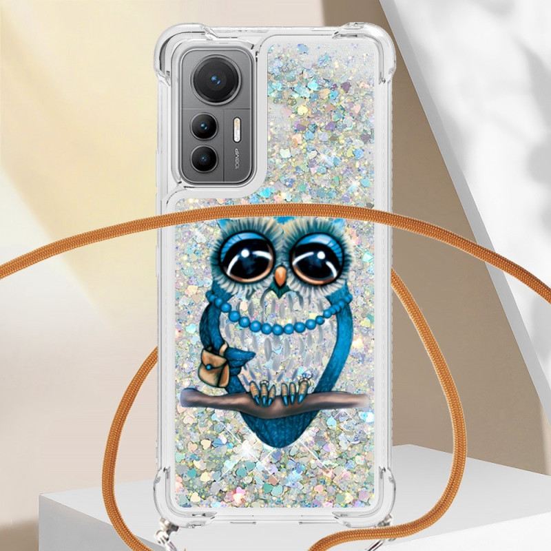 Maskica Xiaomi 12 Lite Šljokice Mrs. Owl