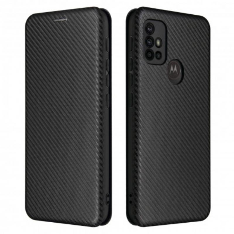 Flip Futrola Moto G30 / G10 Kožna Futrola Karbonski Silikon U Boji