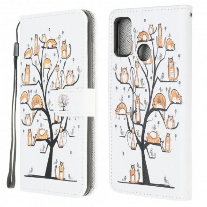 Futrola Moto G30 / G10 Funky Cats S Remenom