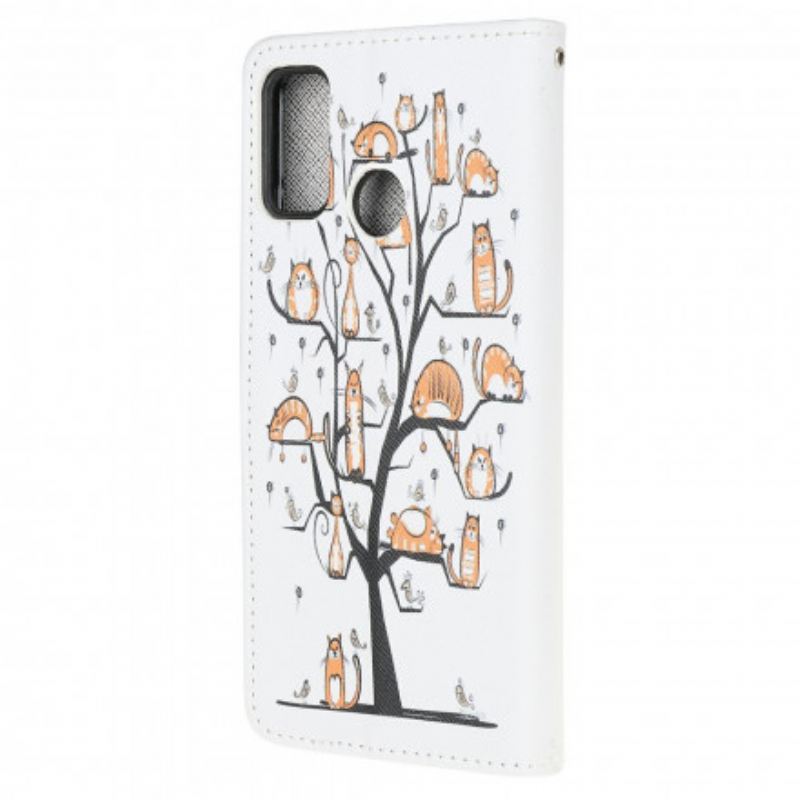 Futrola Moto G30 / G10 Funky Cats S Remenom