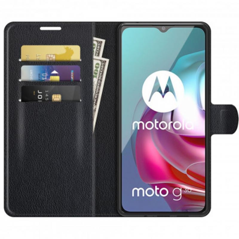 Futrola Moto G30 / G10 Klasični Učinak Ličija