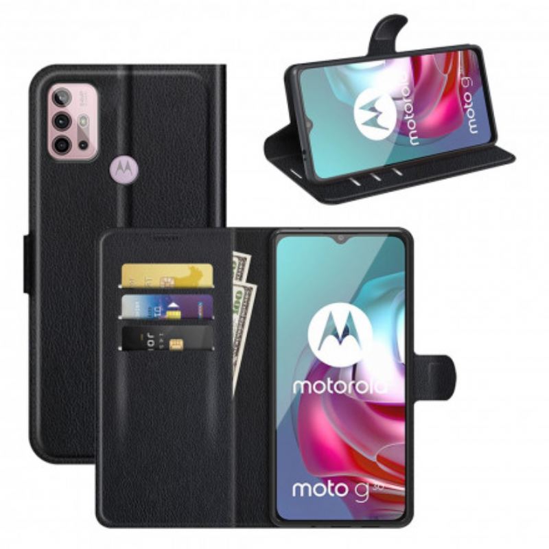 Futrola Moto G30 / G10 Klasični Učinak Ličija