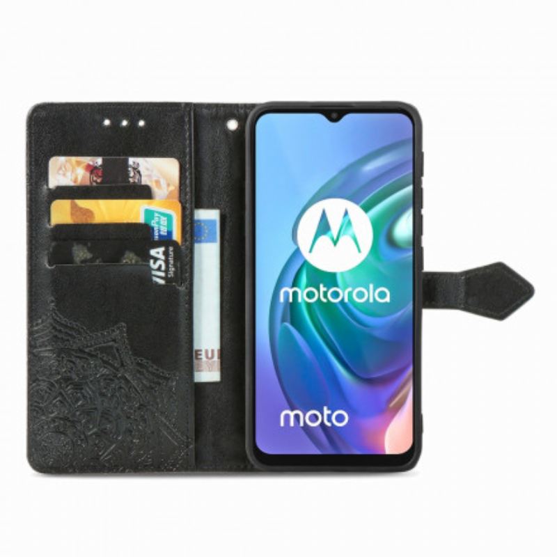 Kožna Futrola Moto G30 / G10 Mandala Srednji Vijek