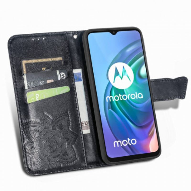 Kožna Futrola Moto G30 / G10 Pola Leptir