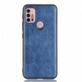 Maskica Moto G30 / G10 Couture Efekt Kože