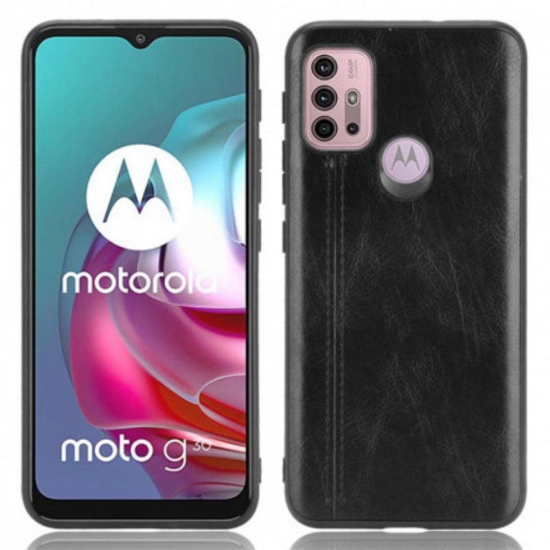 Maskica Moto G30 / G10 Couture Efekt Kože