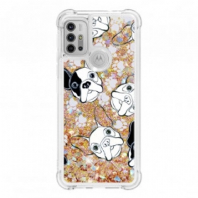 Maskica Moto G30 / G10 Mr Dog Sequins