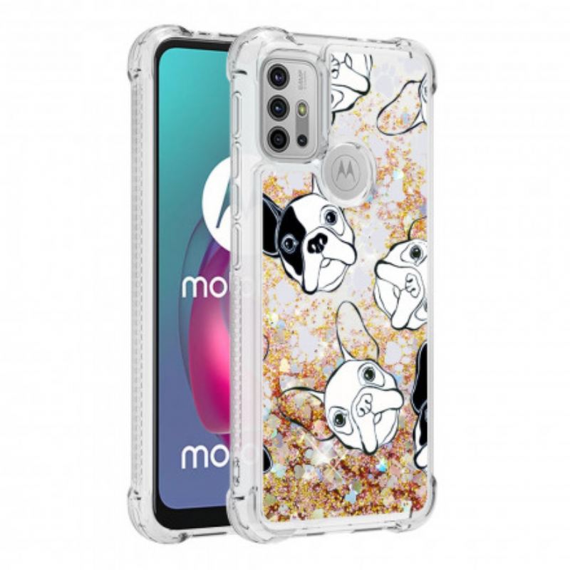 Maskica Moto G30 / G10 Mr Dog Sequins