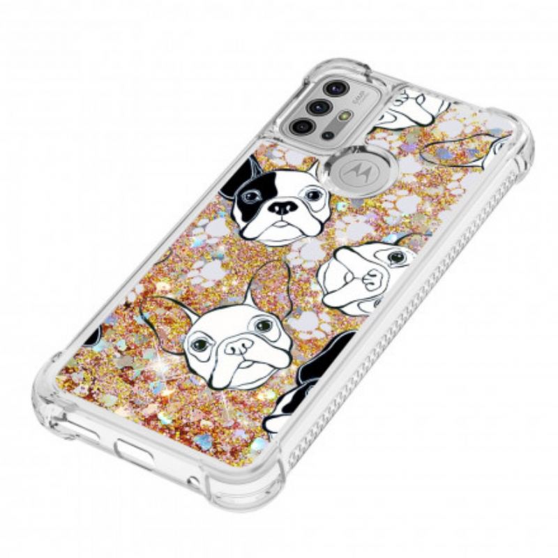 Maskica Moto G30 / G10 Mr Dog Sequins