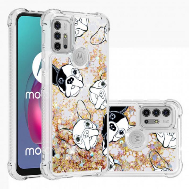 Maskica Moto G30 / G10 Mr Dog Sequins