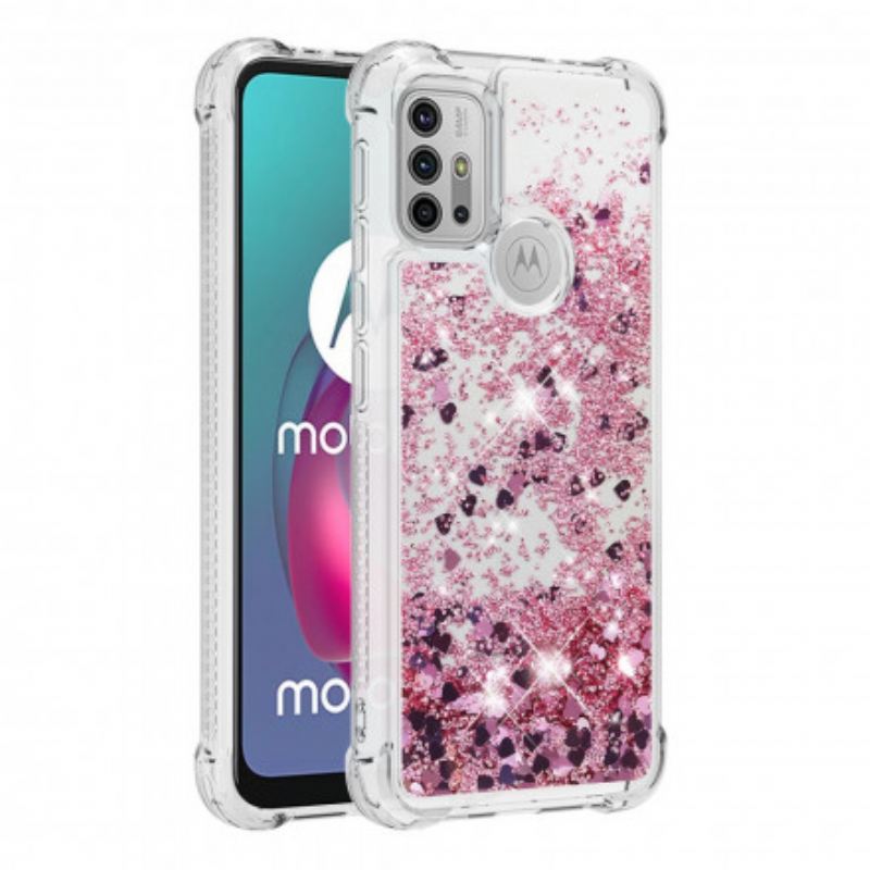 Maskica Moto G30 / G10 Želje Šljokice