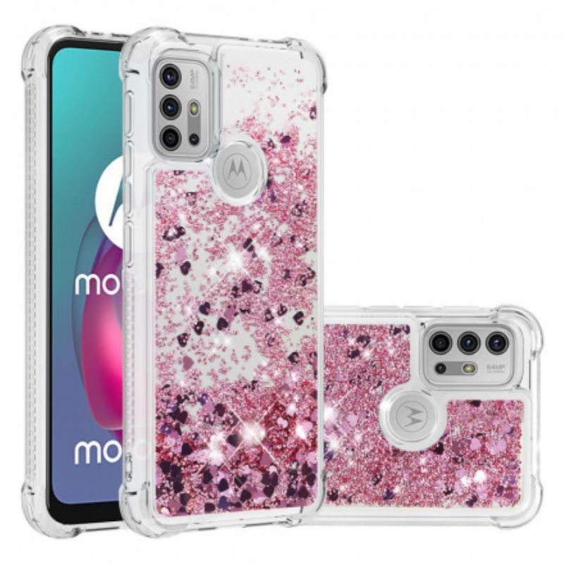 Maskica Moto G30 / G10 Želje Šljokice