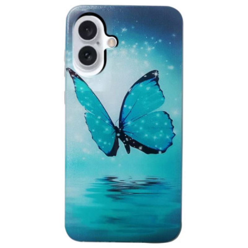 Maskica iPhone 16 Plavi Leptir