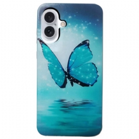 Maskica iPhone 16 Plavi Leptir