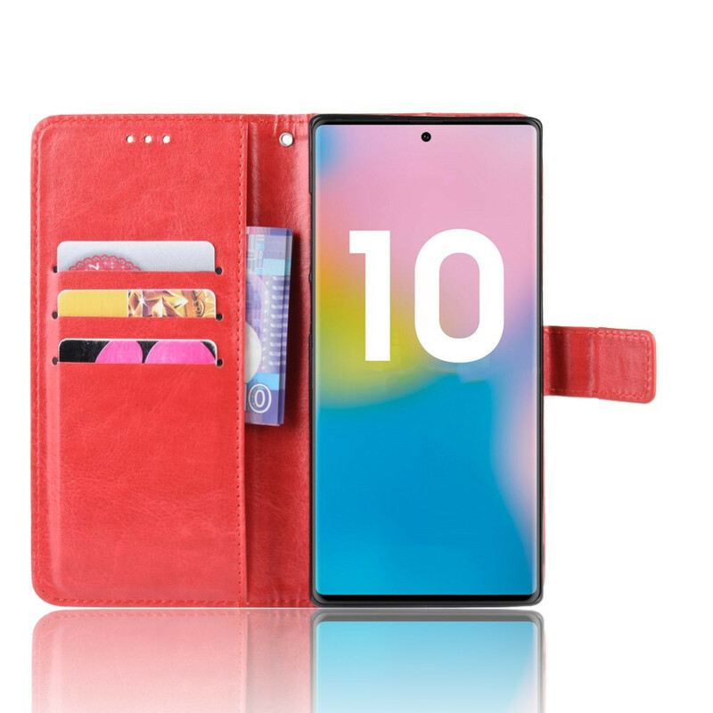 Flip Futrola Samsung Galaxy Note 10 Plus Upadljiva Umjetna Koža