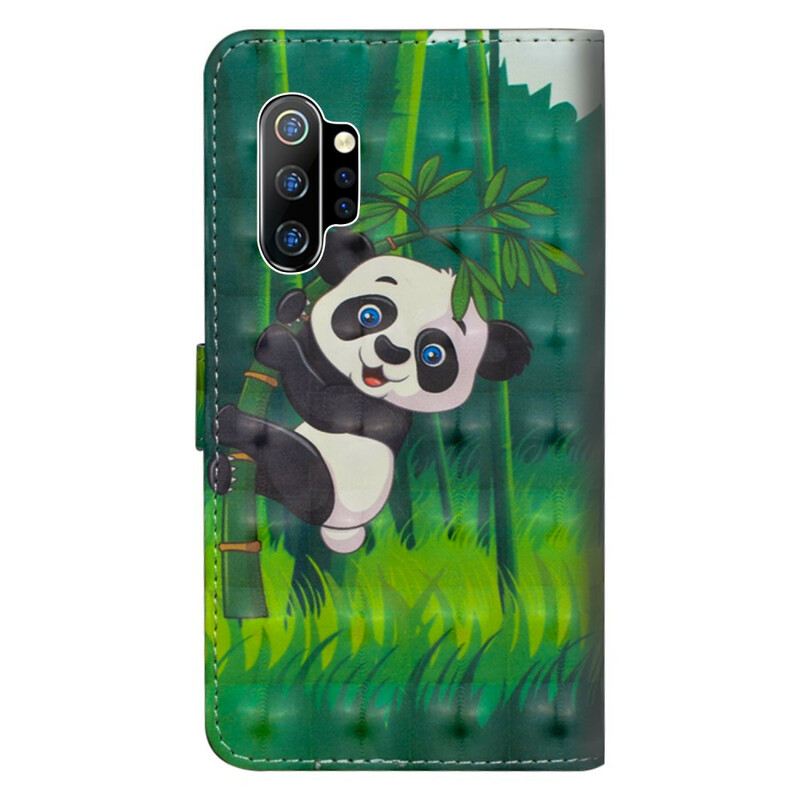 Kožna Futrola Samsung Galaxy Note 10 Plus Panda I Bambus