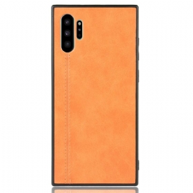 Maskica Samsung Galaxy Note 10 Plus Stilsko Šivanje Kože