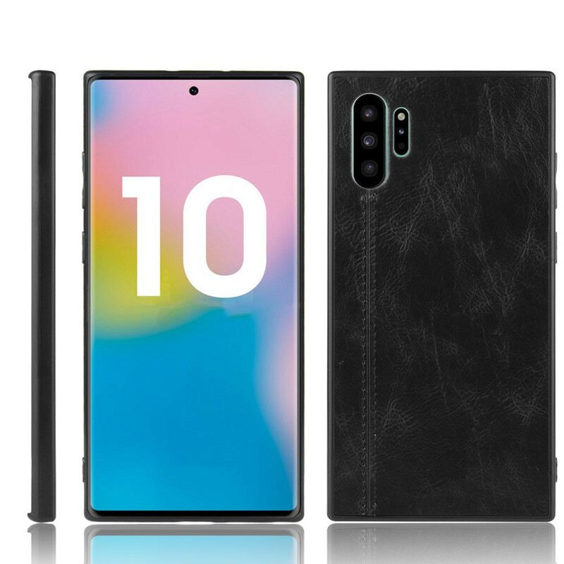 Maskica Samsung Galaxy Note 10 Plus Stilsko Šivanje Kože