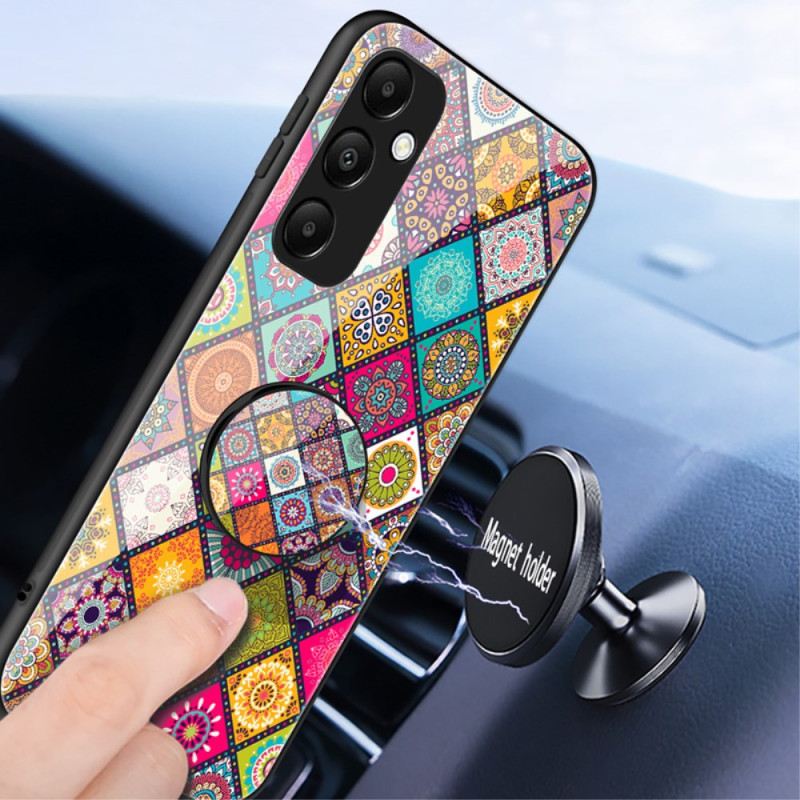 Maskica Za Samsung Galaxy A55 5g S Podrškom I Patchwork Remenom