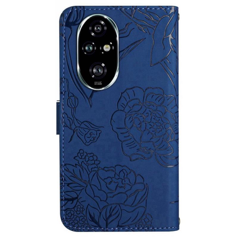 Flip Futrola Honor 200 Pro Maskice Za Mobitele Print Leptira S Remenom